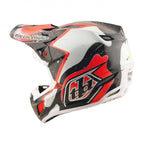 Troy Lee Motocross Helmet - SE5 Carbon MIPS - MEMBRANE (Black/Red/White)