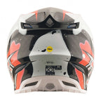Troy Lee Motocross Helmet - SE5 Carbon MIPS - MEMBRANE (Black/Red/White)