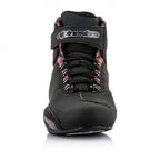 Alpinestars Sektor Waterproof Motorcycle Riding Shoes (Black/Dark Grey/Red Fluo)