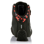 Alpinestars Sektor Waterproof Motorcycle Riding Shoes (Black/Dark Grey/Red Fluo)