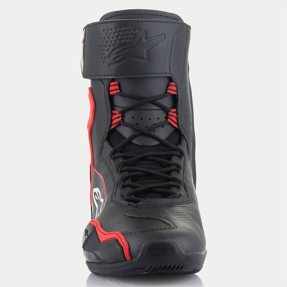 Alpinestars SuperFaster Motorcycle Riding Shoes (Black/Bright Red/White)