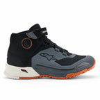 Alpinestars CR-X Drystar Waterproof Motorcycle Adventure Riding Shoes (Black/Dark Grey/Rust)