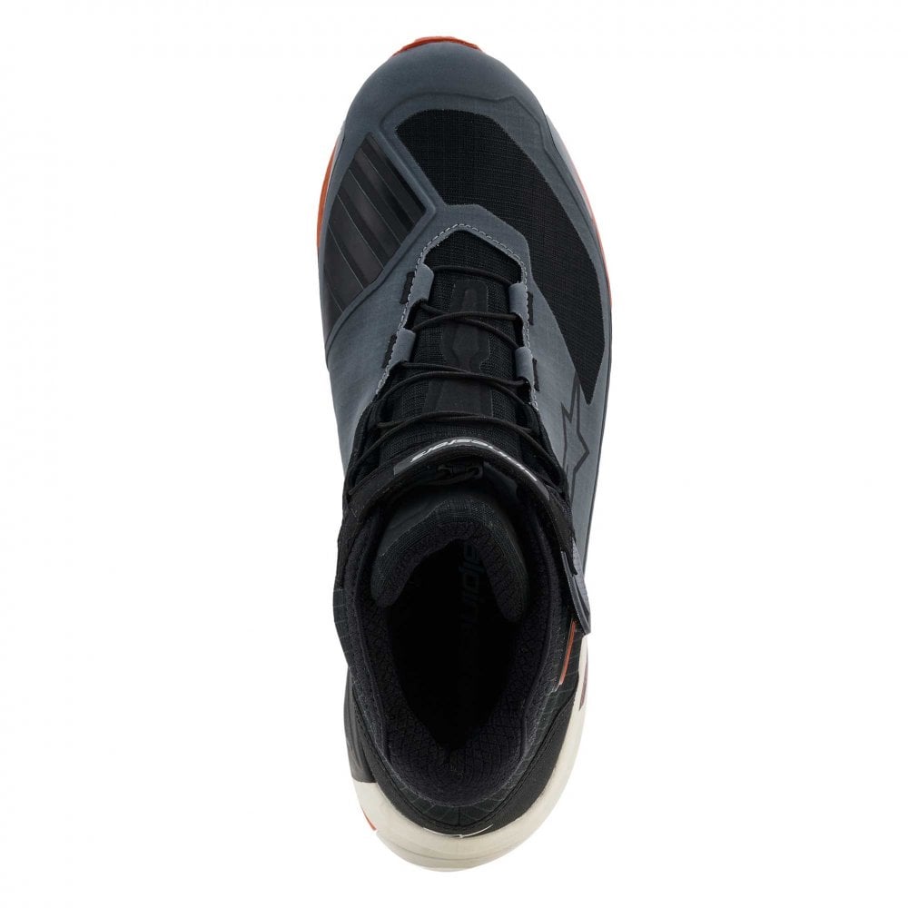 Alpinestars CR-X Drystar Waterproof Motorcycle Adventure Riding Shoes (Black/Dark Grey/Rust)