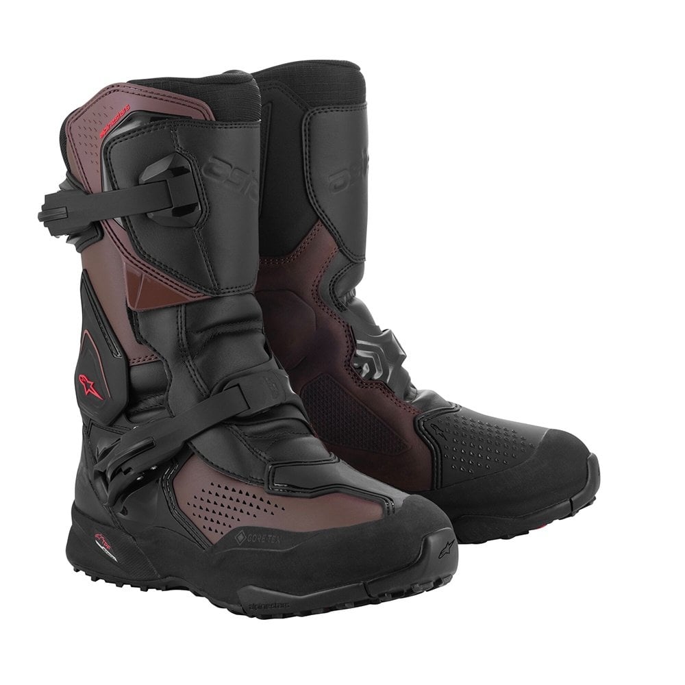 Alpinestars XT-8 Gore-Tex Motorcycle Adventure Boots (Black/Brown)