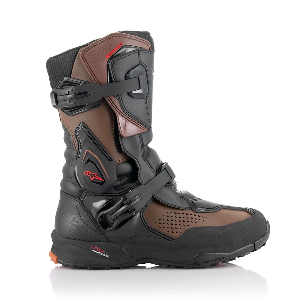 Alpinestars XT-8 Gore-Tex Motorcycle Adventure Boots (Black/Brown)