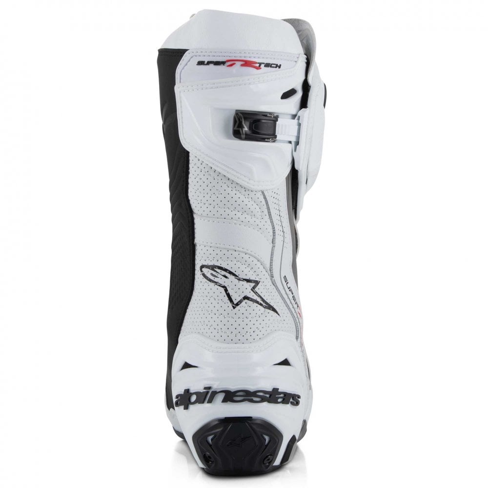 Alpinestars Supertech R VENTED Sports | Race Boots (White/Mid Grey/Black)