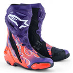 Alpinestars (Limited Edition) Boots - SuperTech R Vented - FLYTE (Purple/Red/White/Black)