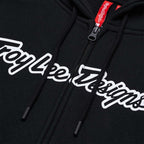 Troy Lee Designs Zip Up Hoodie - SIGNATURE (Black)
