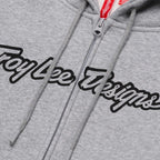 Troy Lee Designs Zip Up Hoodie - SIGNATURE (Grey Heather)