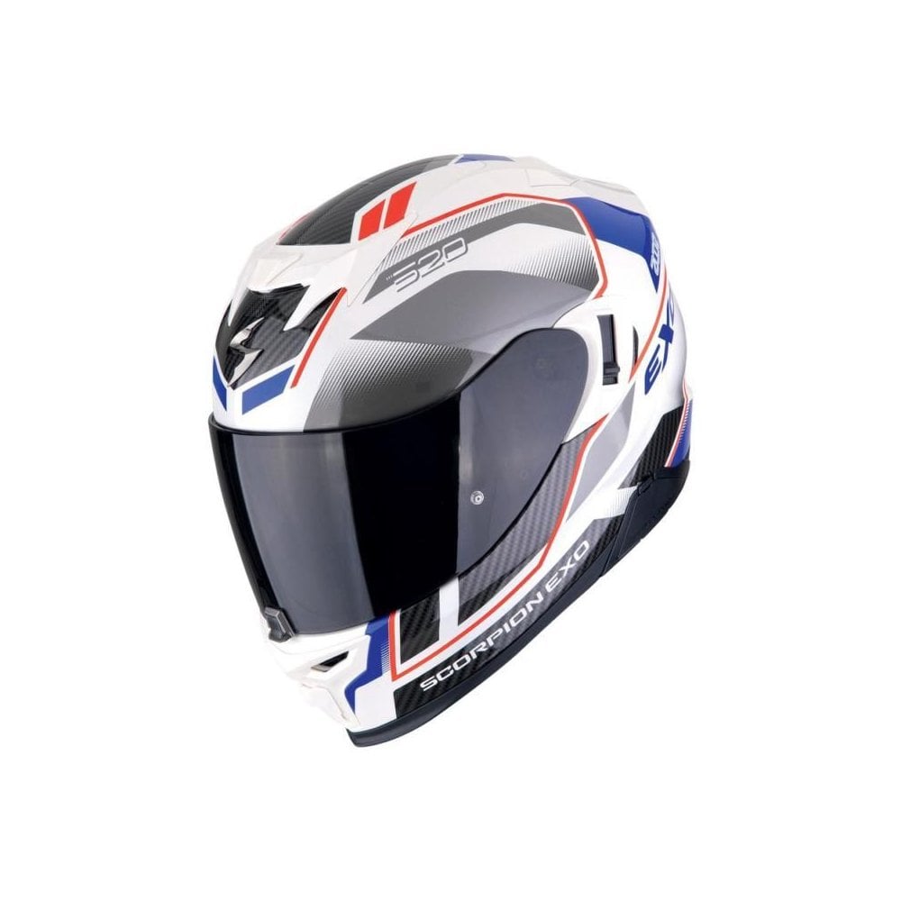 Scorpion (SALE) Helmet - EXO 520 EVO Air (ECE2206) - Lena (White/Blue)