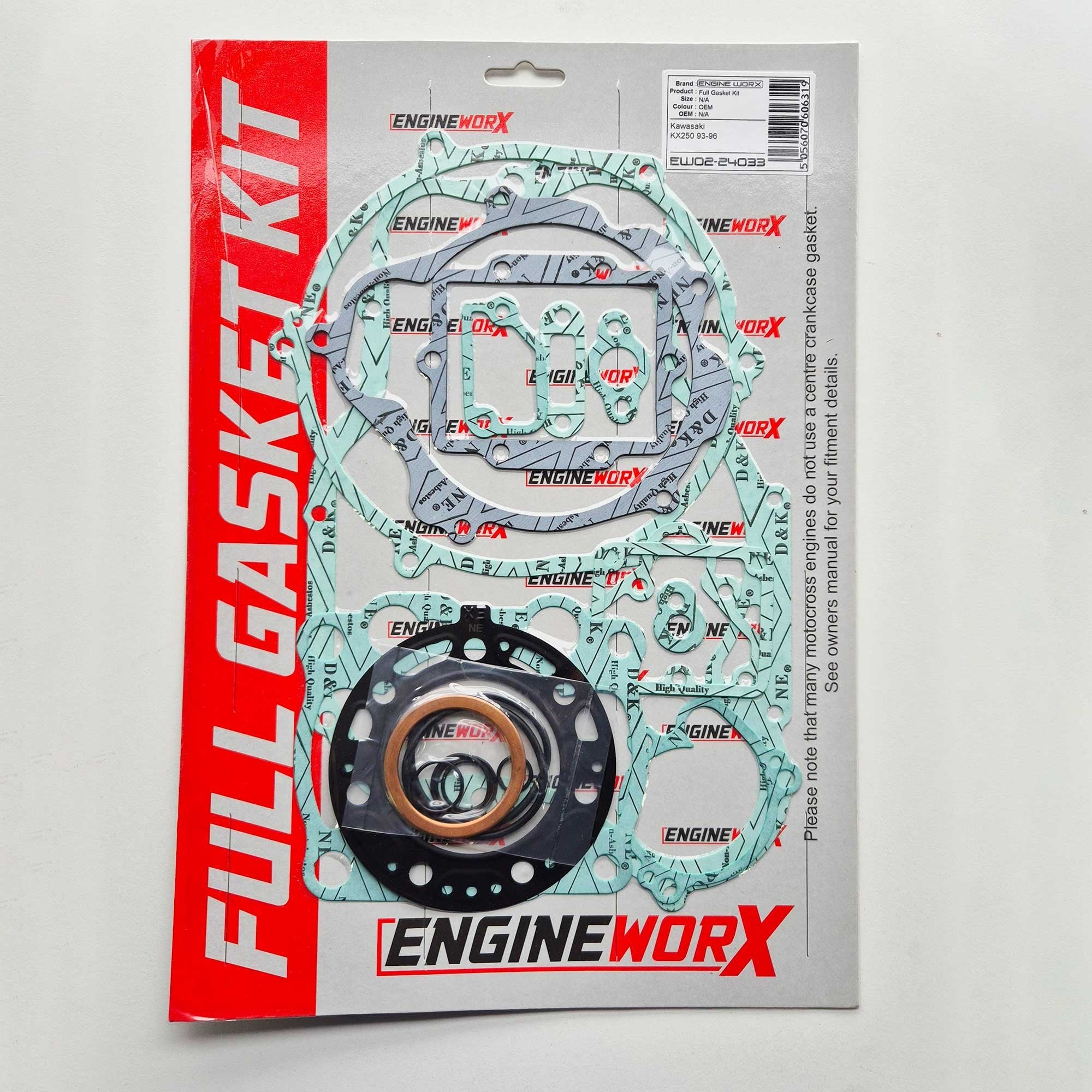 EngineWorx - Full Gasket Kit - KX250 93-97