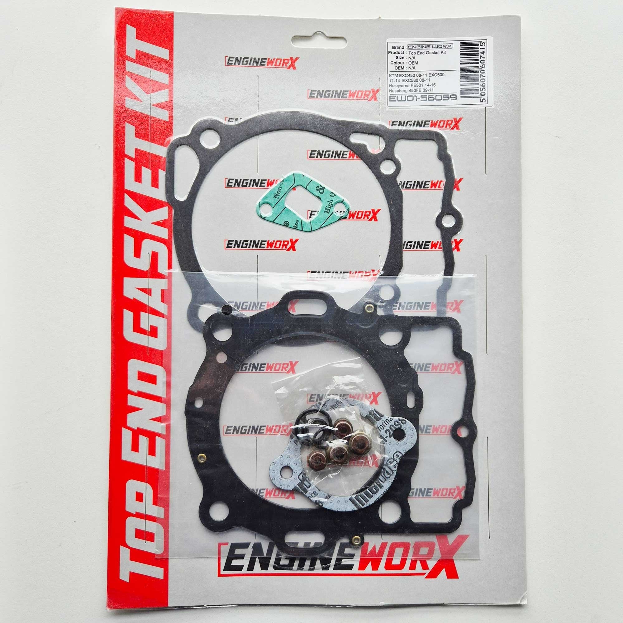 EngineWorx - Top End Gasket Kit - KTM EXC450/530 08-11, Husqvarna FE501 14-16
