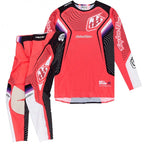 Troy Lee Motocross Jersey & Pant Kit Deal - SE Ultra OPTIC (Red)