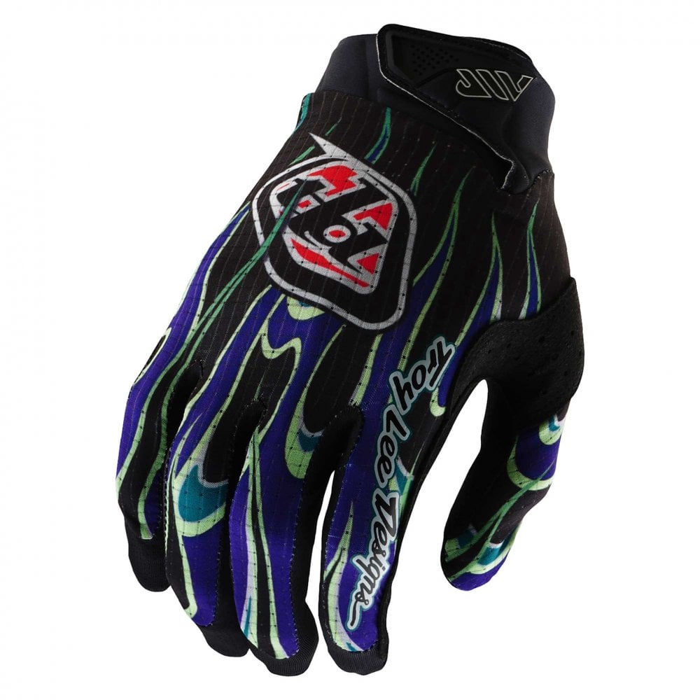 Troy Lee MX | MTB Gloves -  AIR TORCHED (Black/Purple)