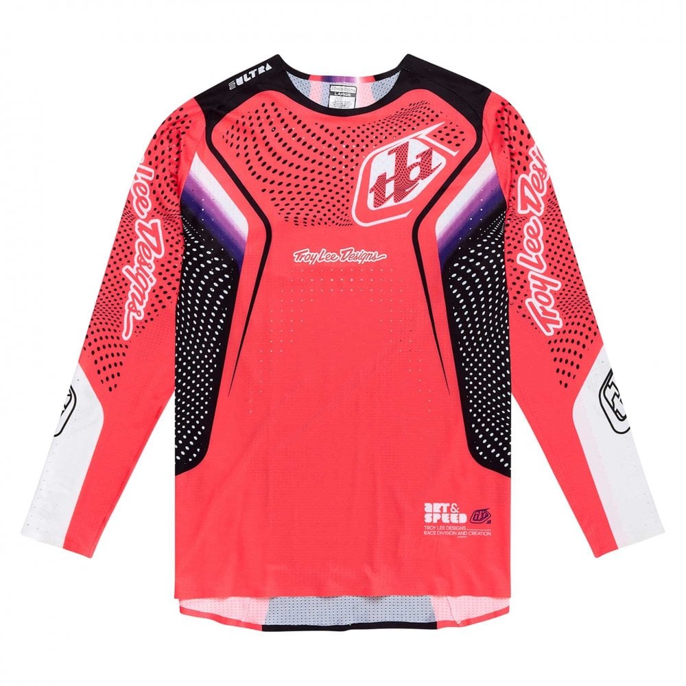 Troy Lee Motocross Jersey -  SE Ultra Optic (Red)