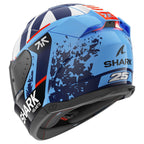 Shark (2026) Helmet - Skwal I3 Fernandez Blue/Blue/White