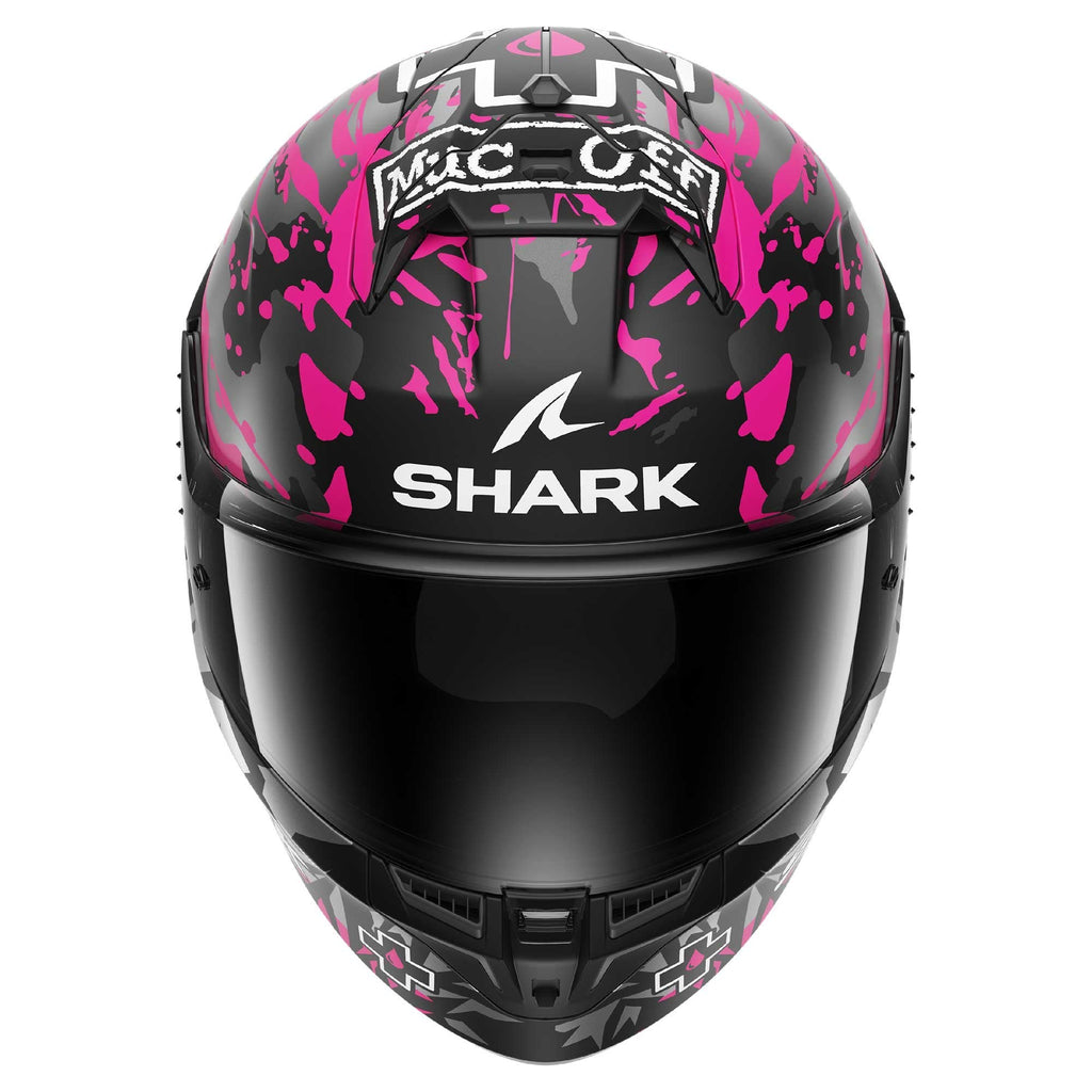 Shark Skwal Cup Replica Redding Motorcycle Helmet (Matt Black/Violet/Blue)