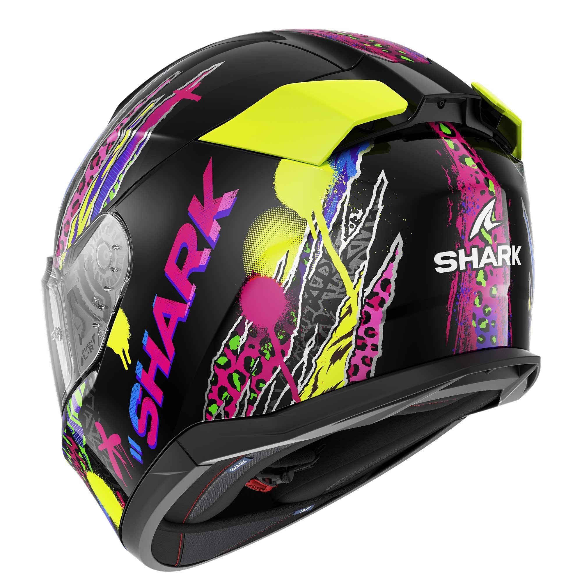 Shark (2026) Helmet - D-Skwal 3 Fawn Black/Violet/Yellow