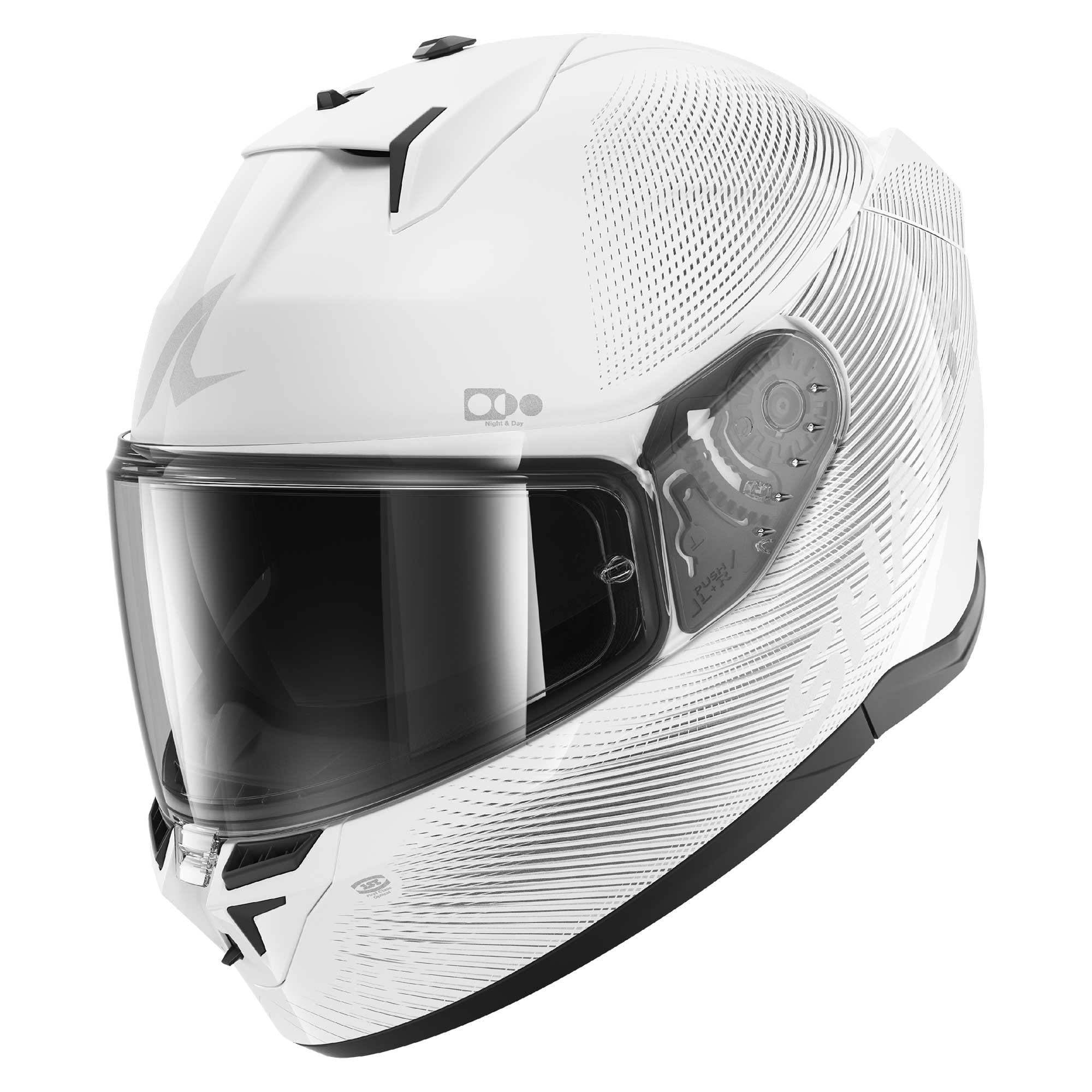 Shark (2026) Helmet - D-Skwal 3 SP Lyne White/Silver/Silver