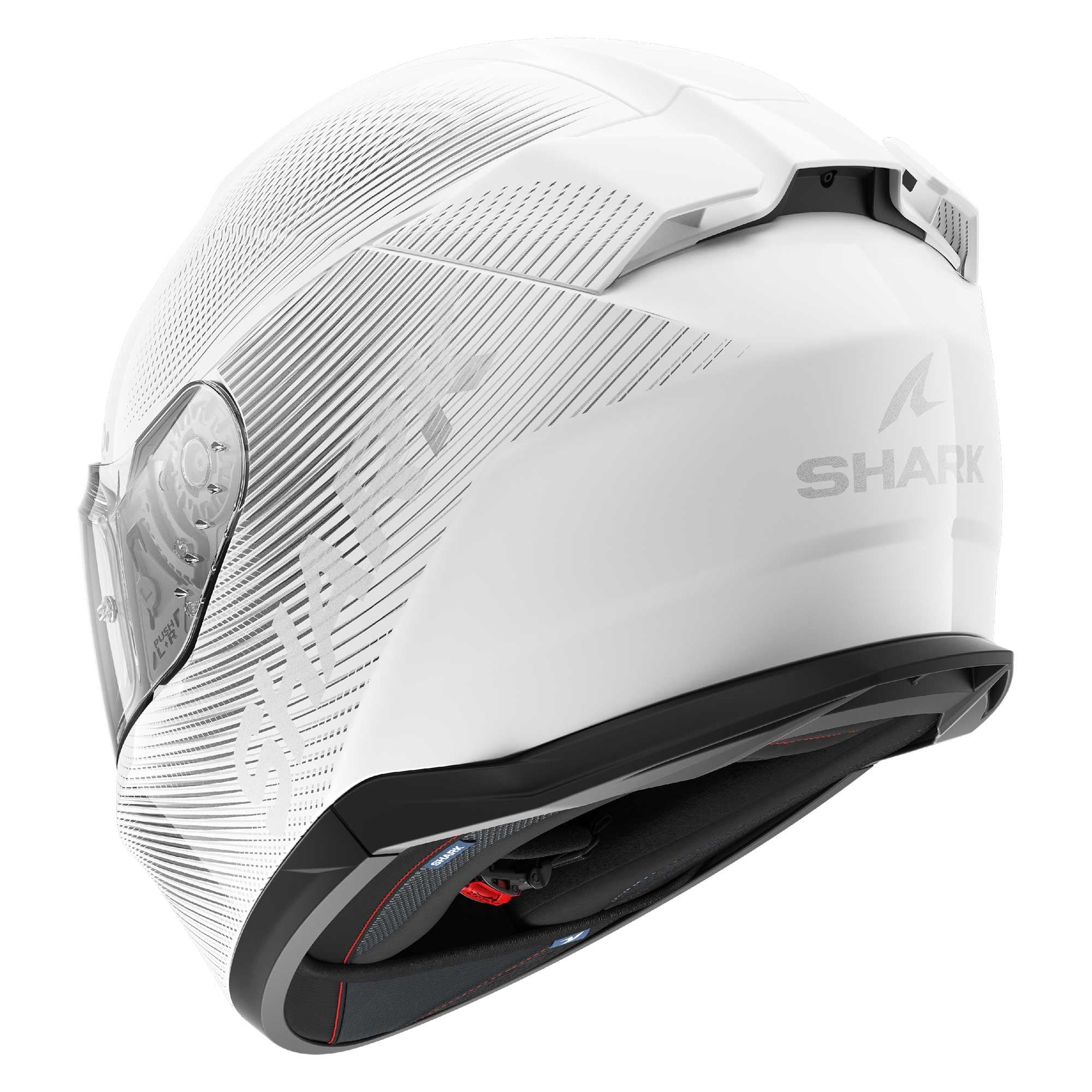 Shark (2026) Helmet - D-Skwal 3 SP Lyne White/Silver/Silver