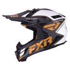 FXR (MX26) Helmet - Helium CARBON (Gold/White)