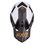 FXR (MX26) Helmet - Helium CARBON (Gold/White)