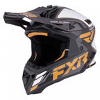 FXR (MX26) Helmet - Helium CARBON (Gold/White)