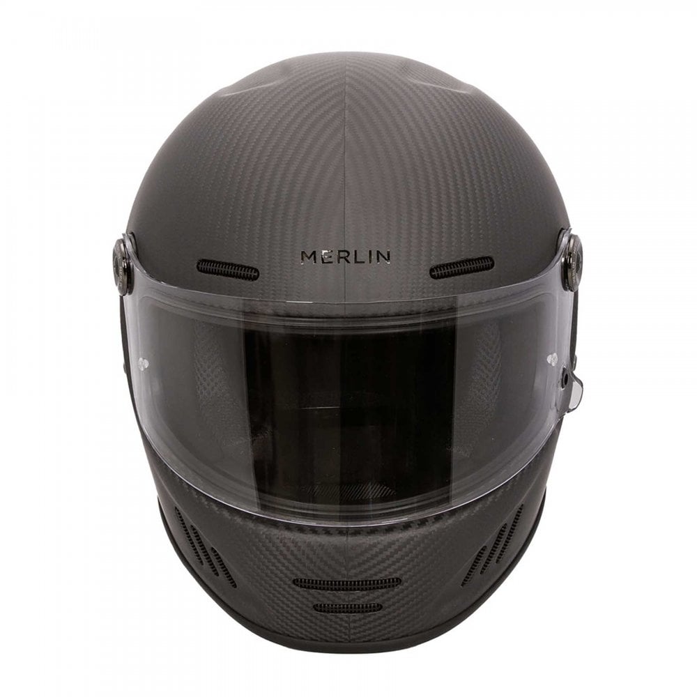 Merlin (2025) Full Face Helmet - Revival - Carbon (Black)