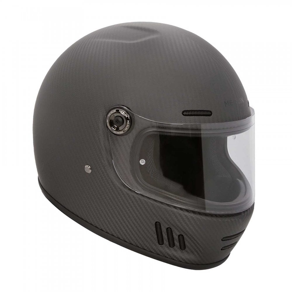 Merlin (2025) Full Face Helmet - Revival - Carbon (Black)