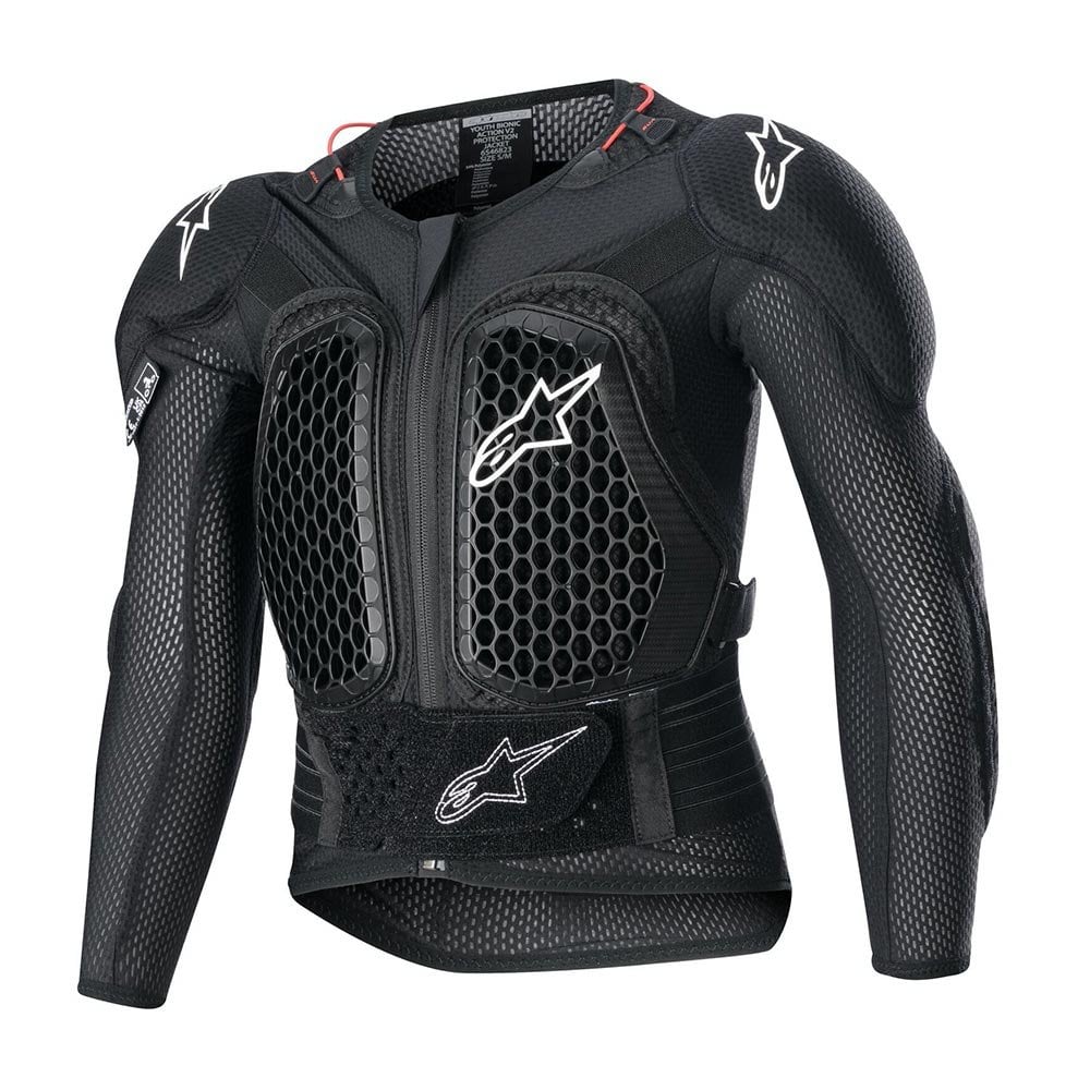 Alpinestars Youth MX | MTB Armoured Protection Jacket - Bionic Action V2 (Black)