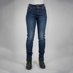 Bull-It Women's Harrier (AA) Slim Motorcycle Jeans (Blue) Regular Leg