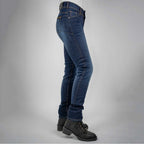 Bull-It Women's Harrier (AA) Slim Motorcycle Jeans (Blue) Regular Leg