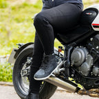 Oxford Women's Motorcycle Jeans - Armourlite (AA) Super Stretch Fit (Black) *Short Leg*