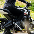 Oxford Women's Motorcycle Jeans - Armourlite (AA) Super Stretch Fit (Black) *Short Leg*