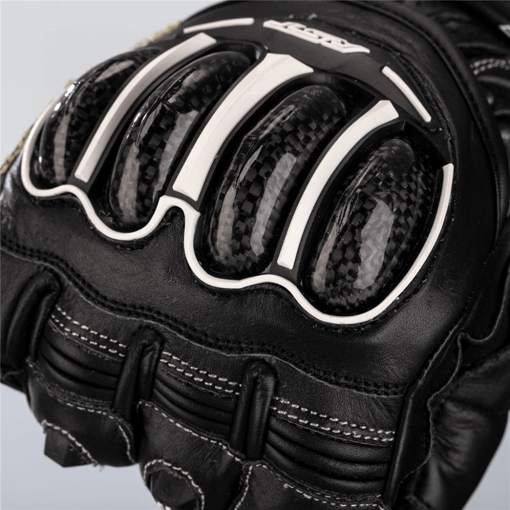 RST Motorcycle Race | Road Leather Gloves - Tractech Evo CE (Black)