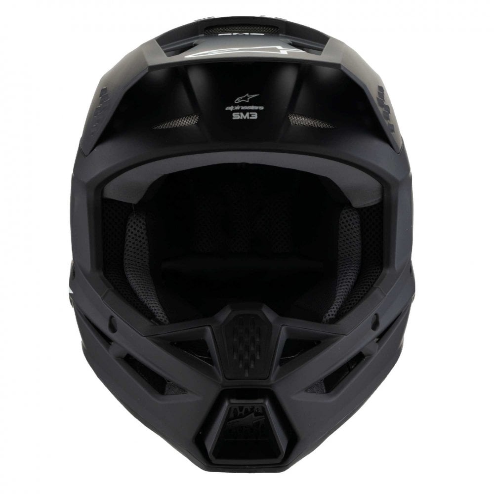 Alpinestars (MX26) Youth Helmet - S-M3 Solid ECE06 (Black Matt)
