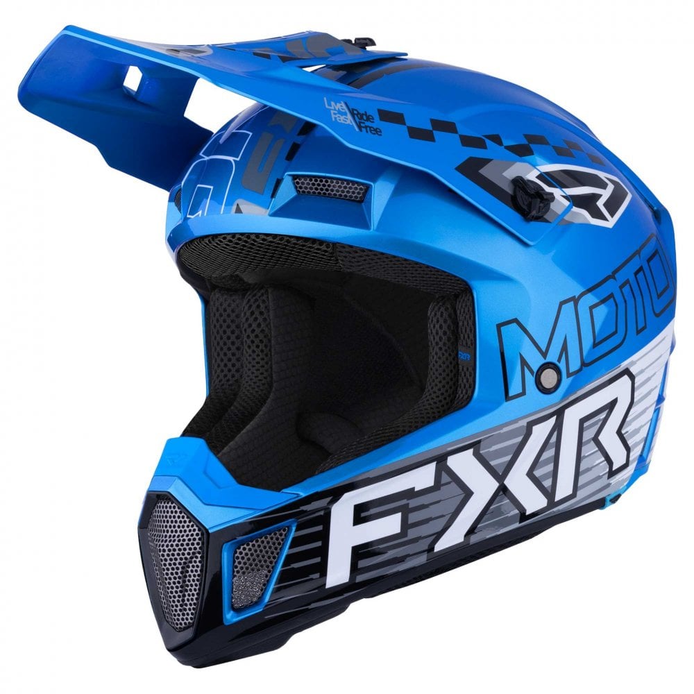 FXR (MX26) Helmet - Clutch RACE - DIV (Blue)
