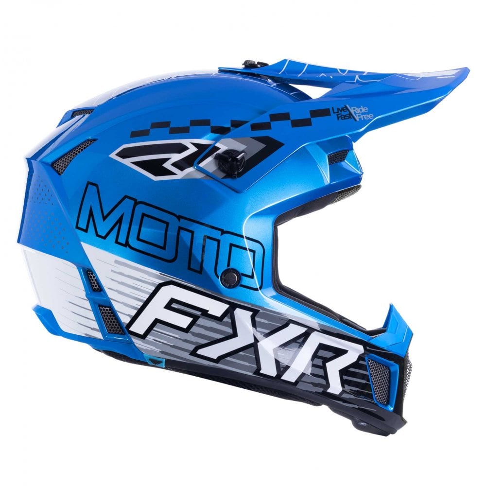 FXR (MX26) Helmet - Clutch RACE - DIV (Blue)