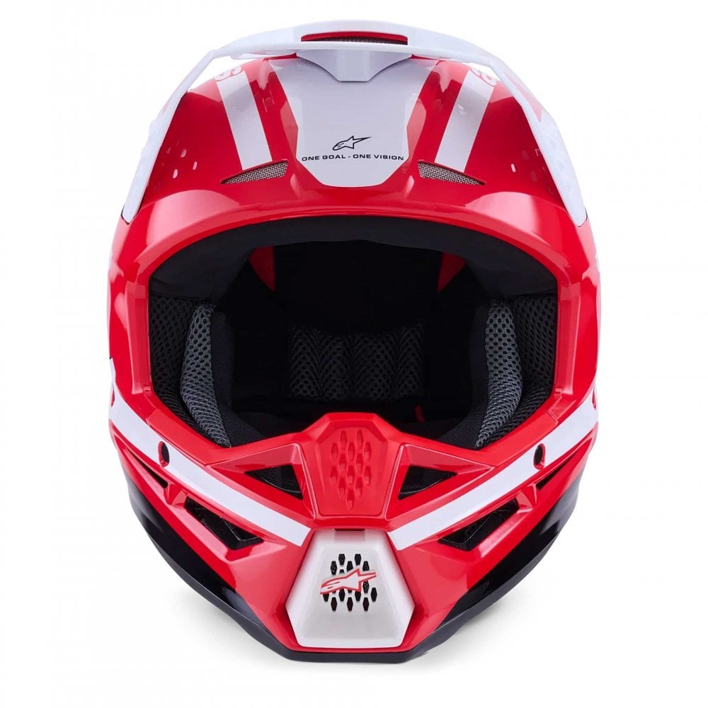 Alpinestars (MX26) MX Helmet - S-M3 HEAT (Red/White/Black Gloss)