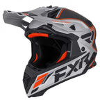 FXR (MX26) Helmet - Helium CARBON (Orange/Silver)