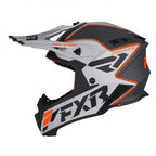FXR (MX26) Helmet - Helium CARBON (Orange/Silver)