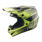 Troy Lee Motocross Youth Helmet - GP Pro MIPS SEGMENT (Glo Yellow)