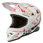 O'Neal (MX26) Helmet - 1SRS - SPLASH (White/Orange)