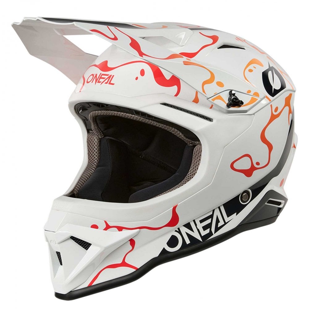 O'Neal (MX26) Helmet - 1SRS - SPLASH (White/Orange)