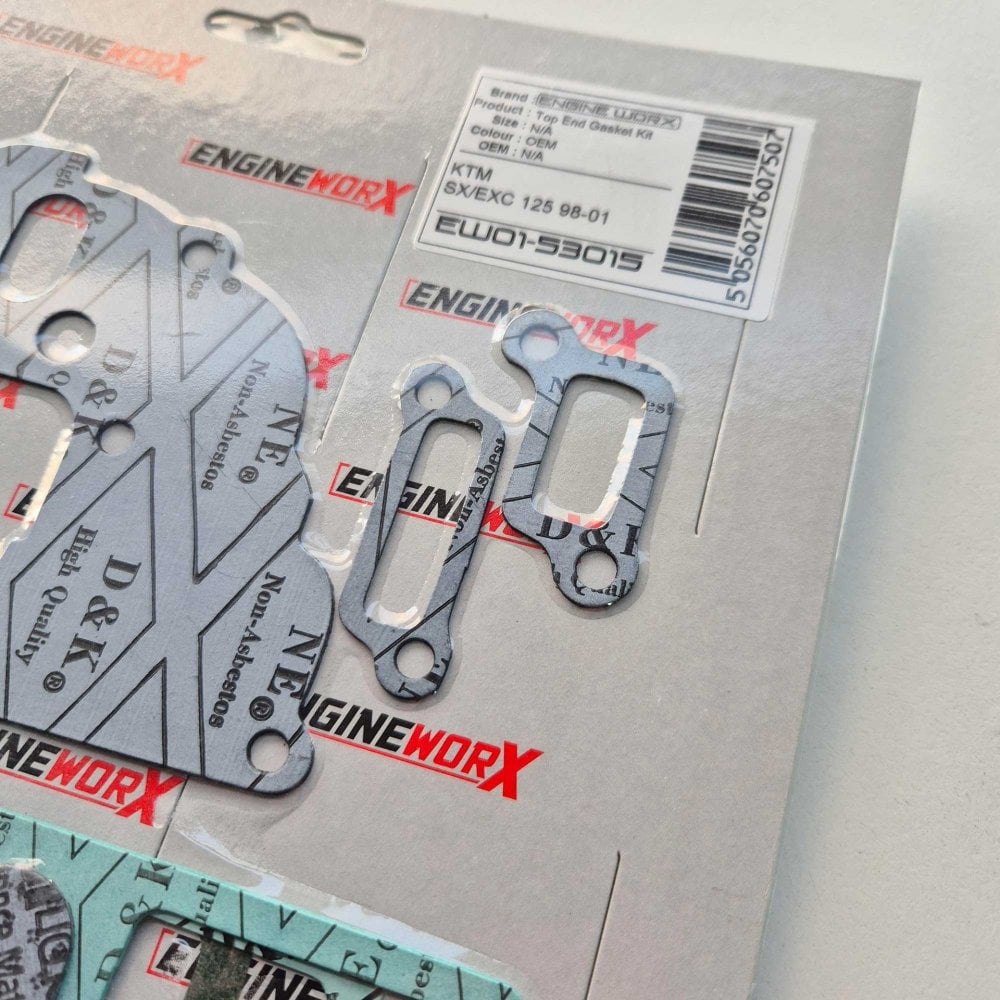 EngineWorx - Top End Gasket Kit - KTM SX125 98-01, EXC125 98-01, EGS125 98-01