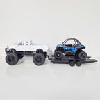 New Ray Toys - 1:32 - Truck - White Chevrolet Pick-Up w/Trailer & Polaris
