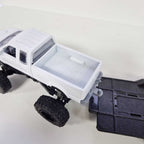 New Ray Toys - 1:32 - Truck - White Chevrolet Pick-Up w/Trailer & Polaris