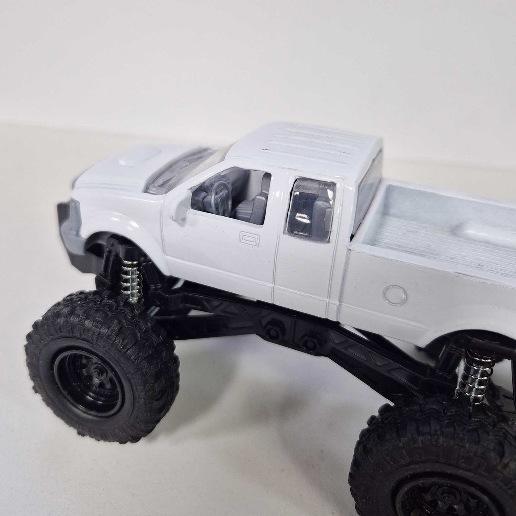 New Ray Toys - 1:32 - Truck - White Chevrolet Pick-Up w/Trailer & Polaris