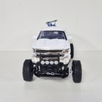 New Ray Toys - 1:32 - Truck - White Chevrolet Pick-Up w/YZ125