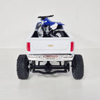 New Ray Toys - 1:32 - Truck - White Chevrolet Pick-Up w/YZ125